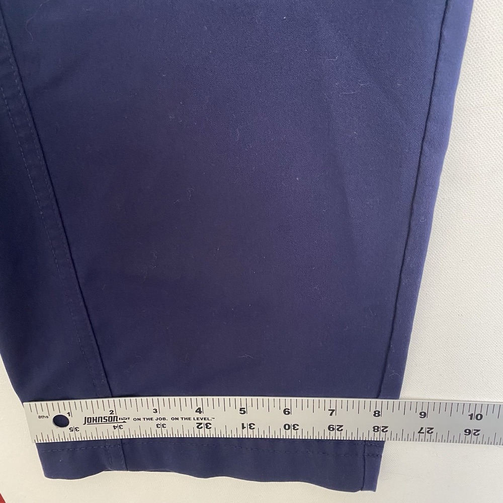 FIGS Kade Cargo Scrub Pants Women XL Navy Blue Straight Elastic Waist Medical - Picture 8 of 9